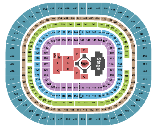 The Dome Kendrick Lamar Seating Chart